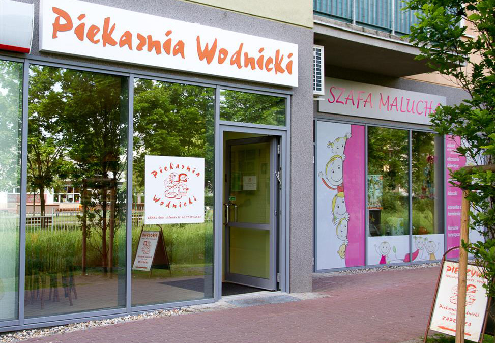 Sklep firmowy Piekarni Wodnicki
